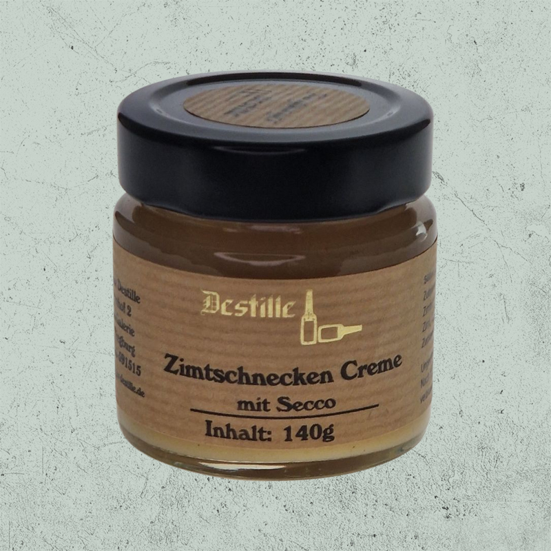 Zimtschnecken Creme mit Secco