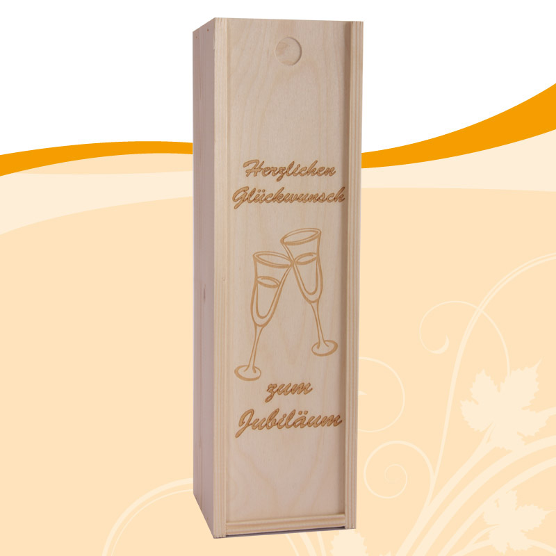 Weinkiste zum Jubiläum